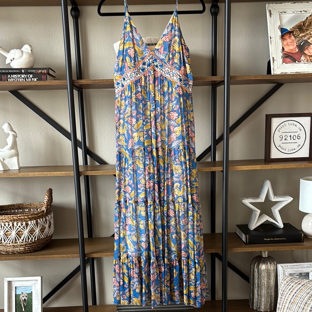 Anthropologie Verb by Pallavi Singhee Vineyard Tiered Dress